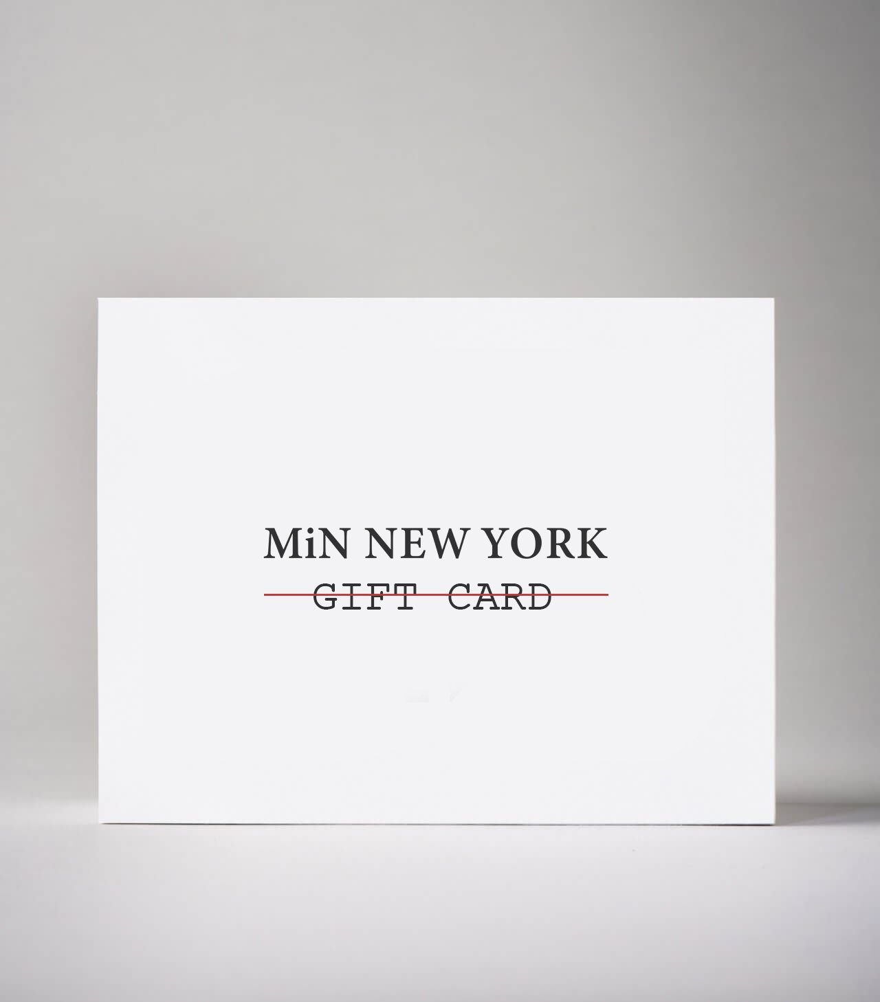 MiN NEW YORK GIFT CARD